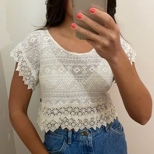 Roxy Lace Crop Top